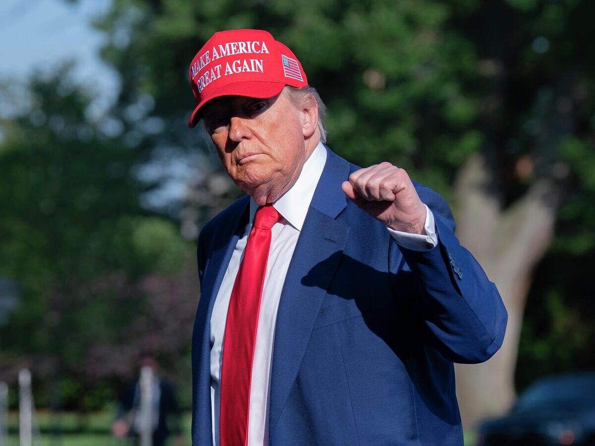    Президент США Дональд Трамп© AP Photo / Jose Luis Magana