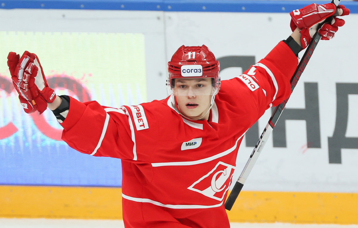    Нападающий "Спартака" Егор Чезганов  Сергей Савостьянов/ТАСС