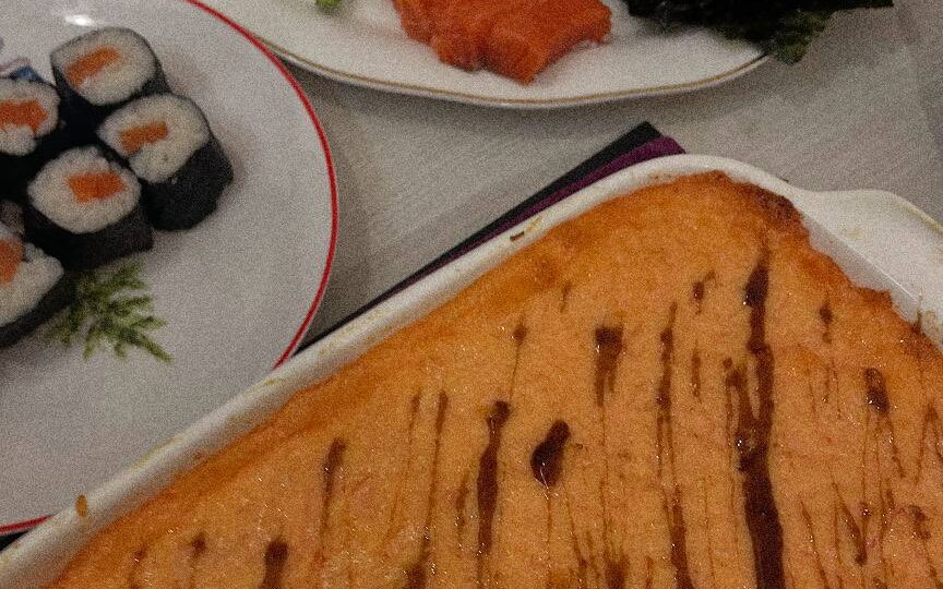 Ленивая суши запеканка