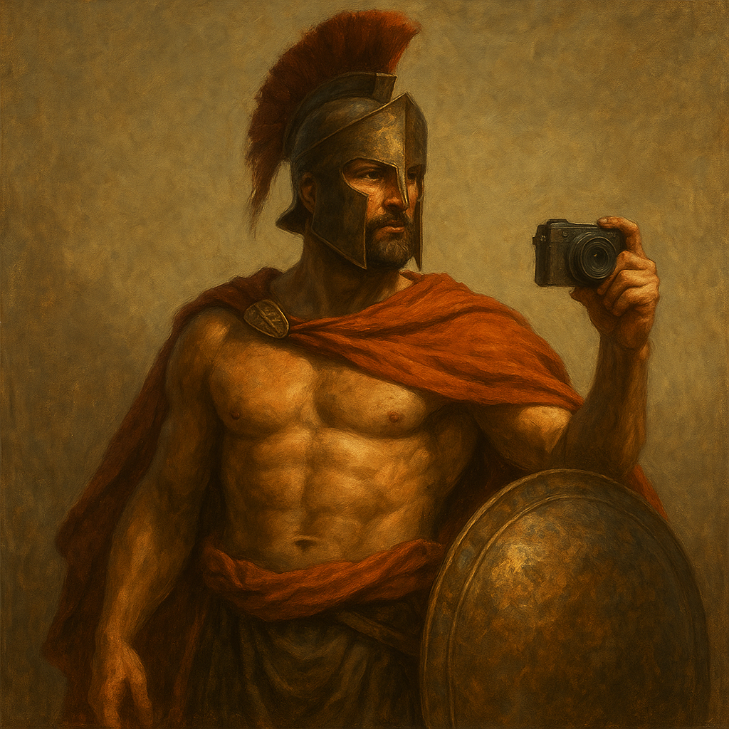 Когда ты спартанец, но сторис из Фермопил всё равно нужно залить. #ThisIsContent #300InstaWarriors 📸🛡️