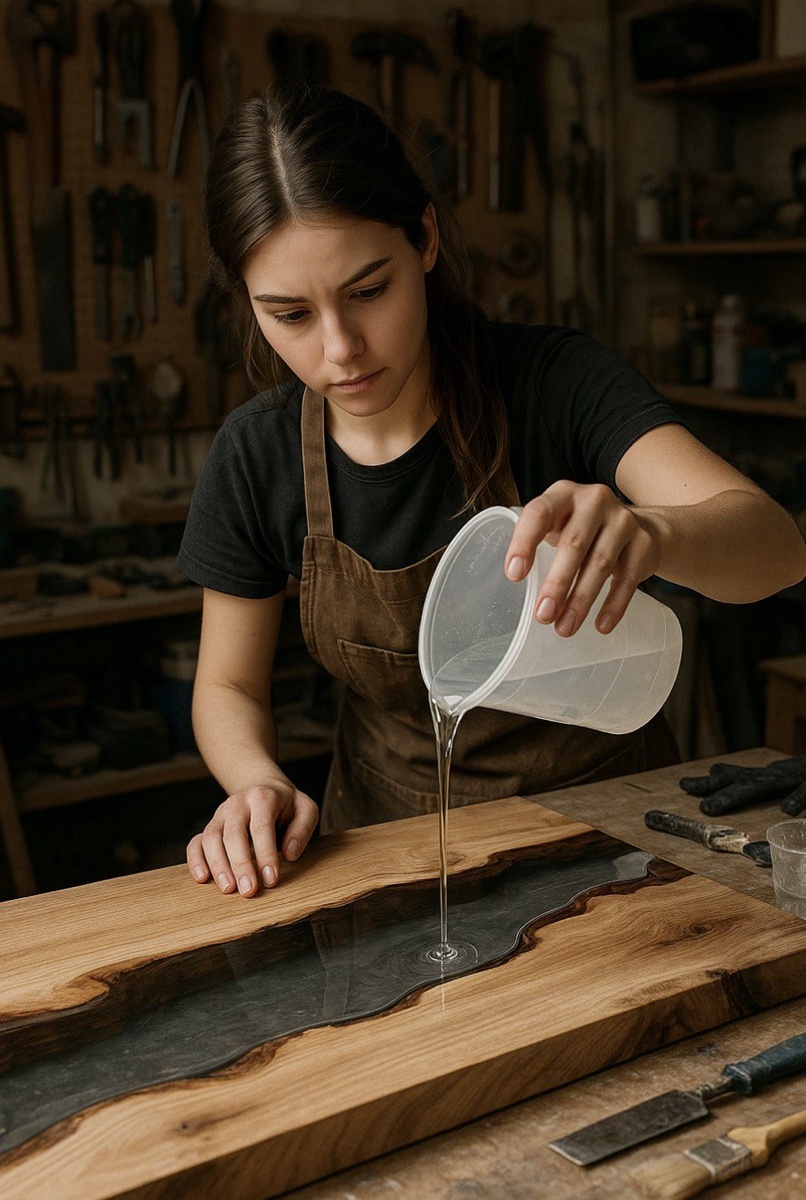 Заливка эпоксидной смолы