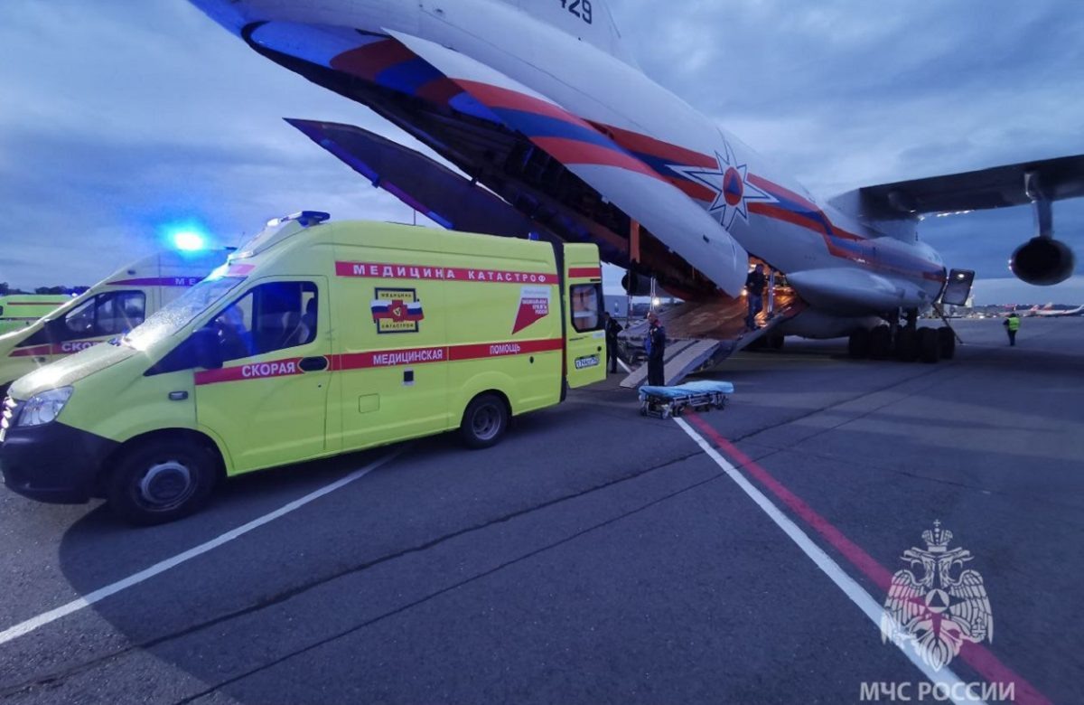    Пациенты перенесли санитарную эвакуацию удовлетворительно