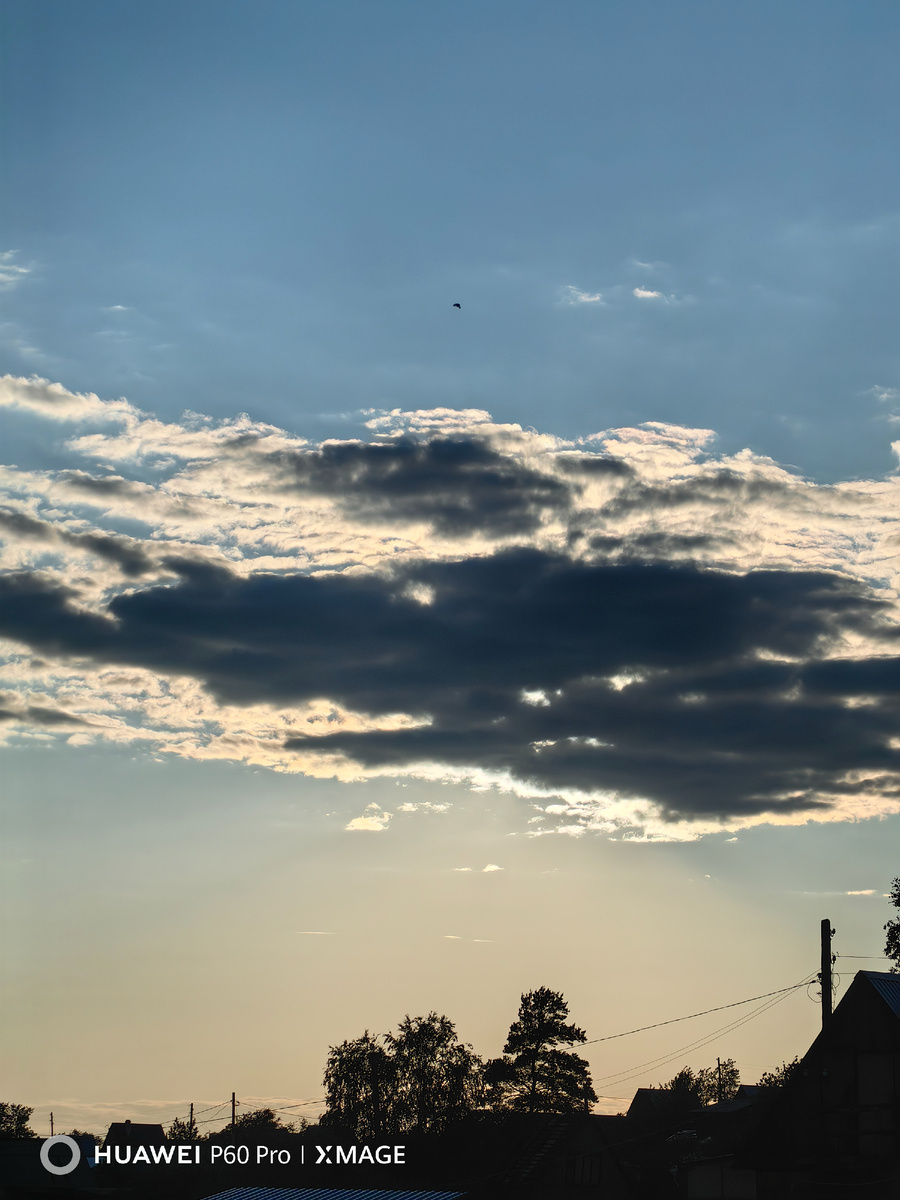 Закат вчера такой был