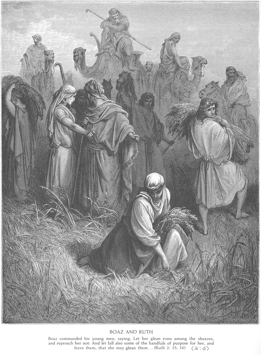 Вооз и Руфь. Гюстав Доре. Христианское искусство. Азбука Веры. https://azbyka.ru/art/vooz-i-ruf/