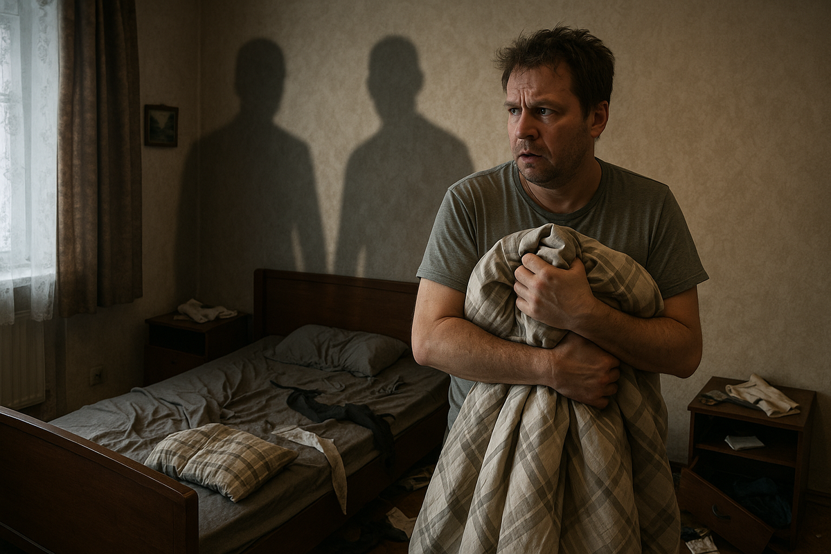 думал это ребенок, а это одеяло