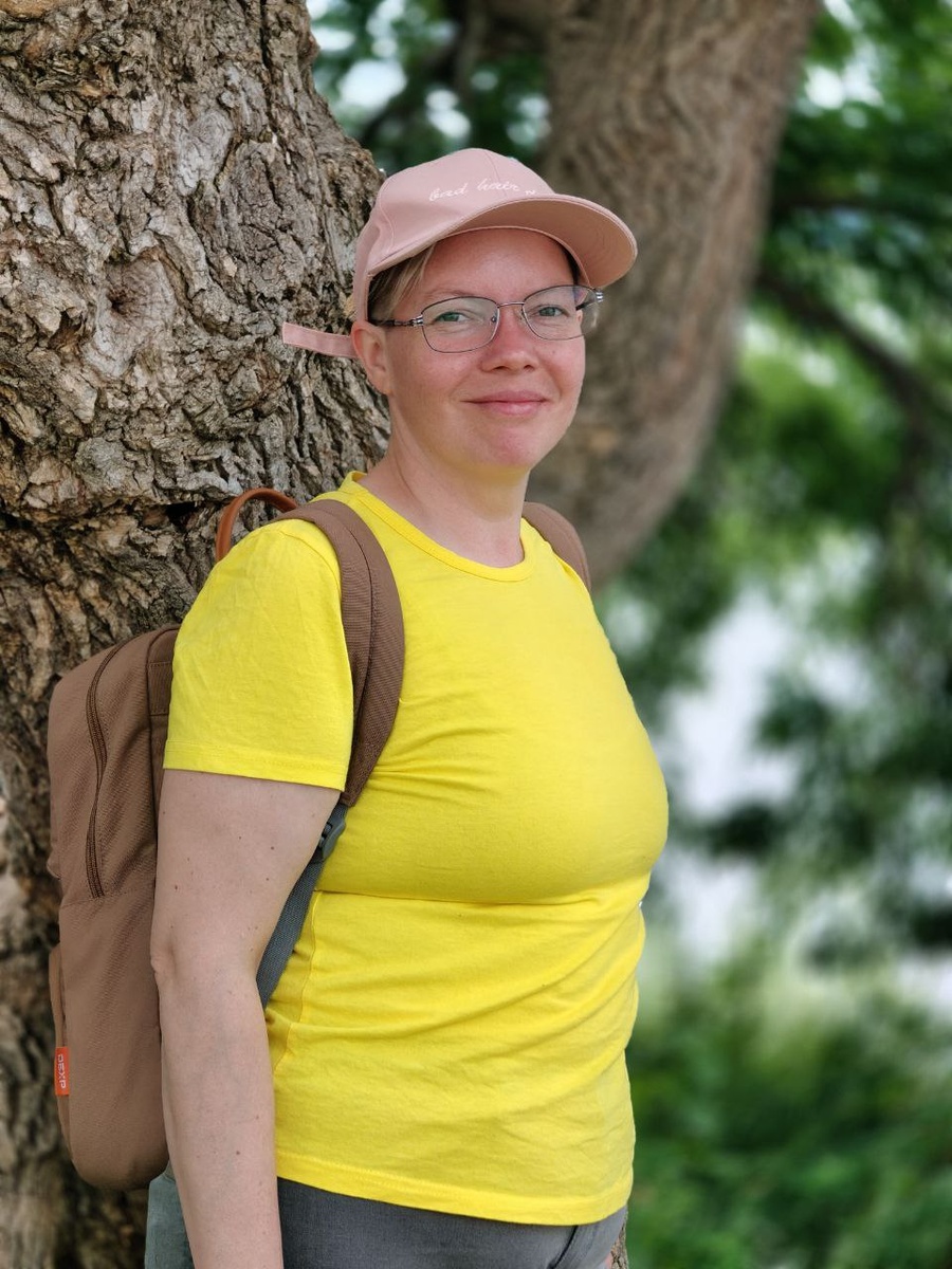 На фото автор канала. "В Свияжске". Фотограф - муж автора