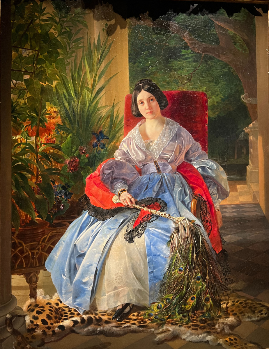 К.Брюллов. Портрет светлейшей княгини Е.П.Салтыковой, 1841 г. "Государственный Русский Музей"