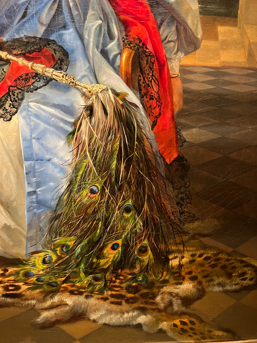 Фрагменты портрета светлейшей княгини Е.П.Салтыковой, 1841 г. "Государственный Русский Музей"