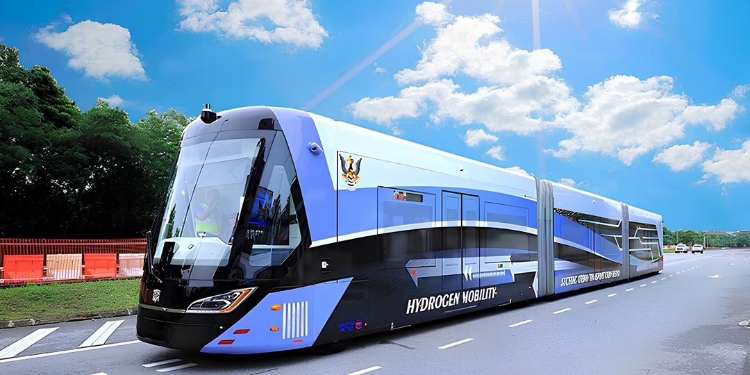 В Японии запускают необычный трамвай на резиновых колесах