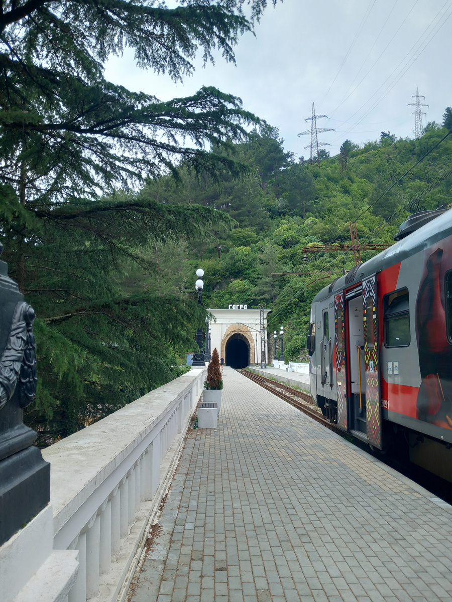 Прибыли на Абаату.  Фото автора.