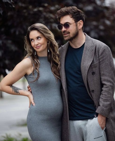    Агата Муцениеце и Петр Дранга. Фото: соцсети