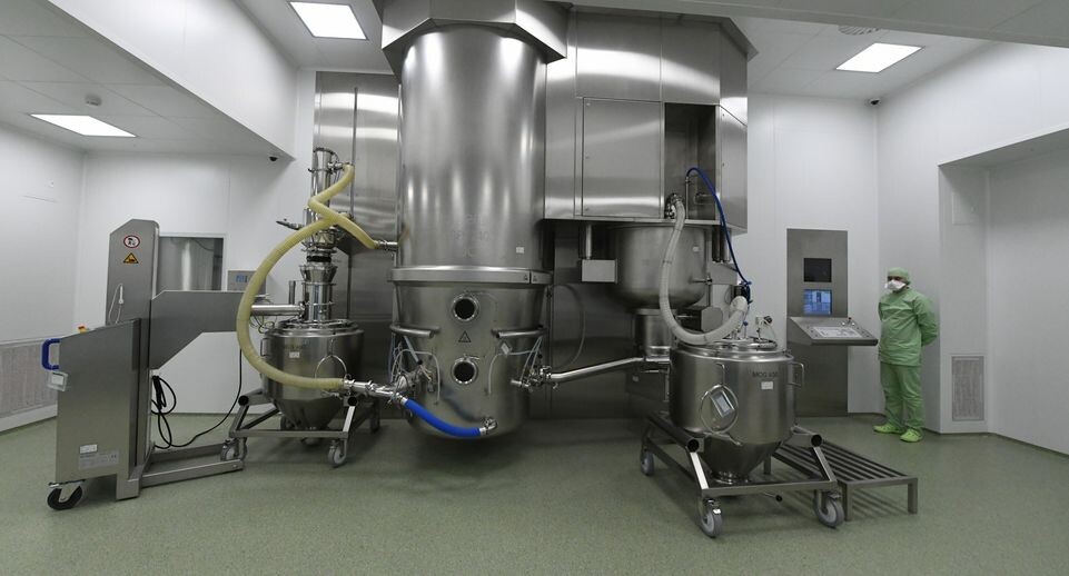    Старт линии производства на новом заводе фармацевтического предприятия «Оболенское» в Серпухове / Медиасток.рф