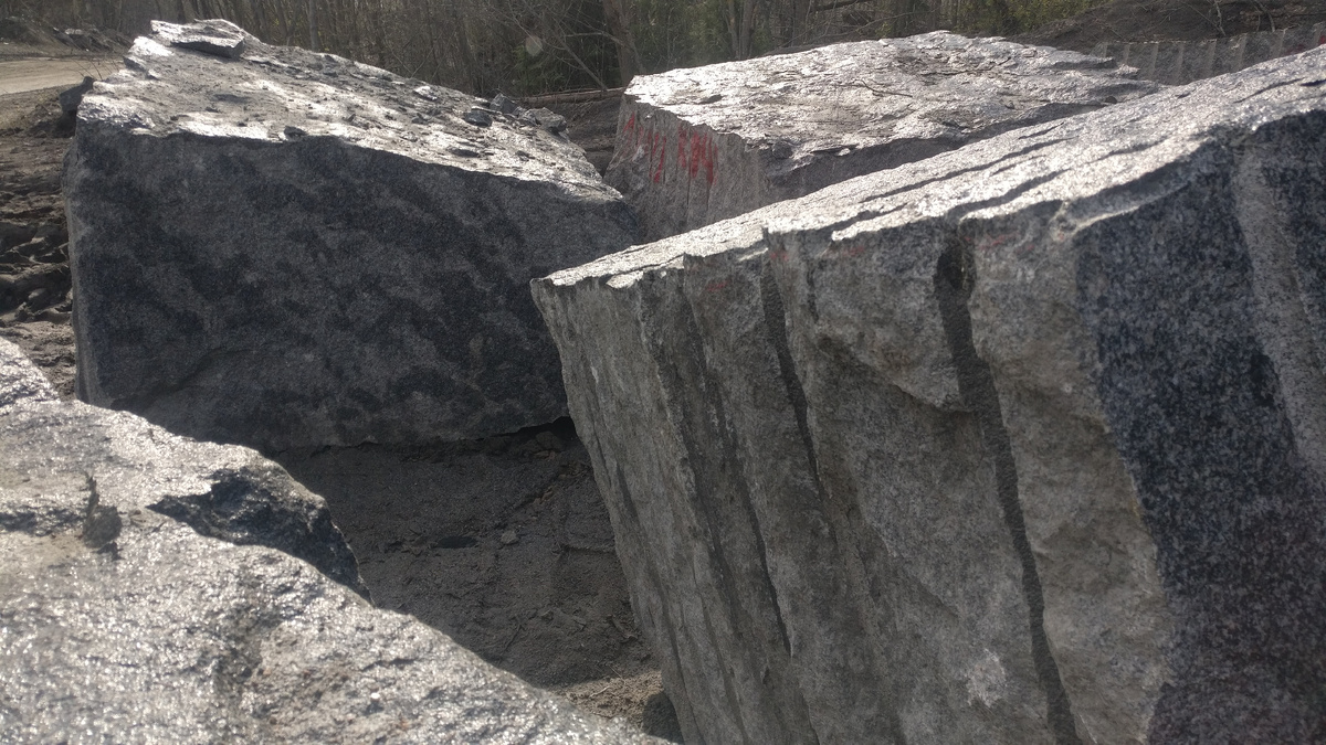 Различные конфигурации блоков 2 категории из мест. Каменногорское