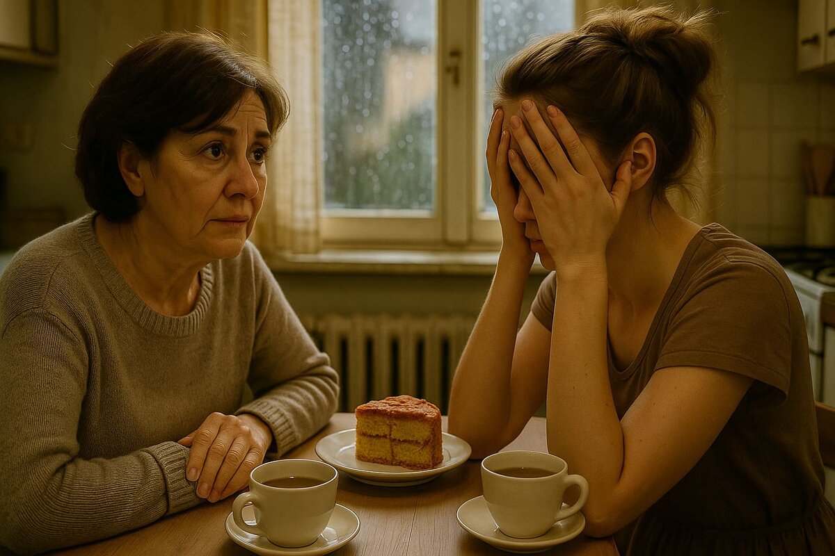 Я увидела фото дочери в свадебном платье в ленте. Но я решила не плакать