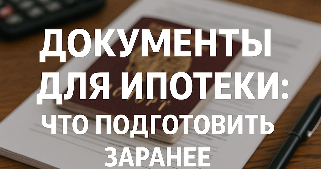 🏦 Какие документы нужны покупателю при оформлении ипотеки — простой список без лишней воды