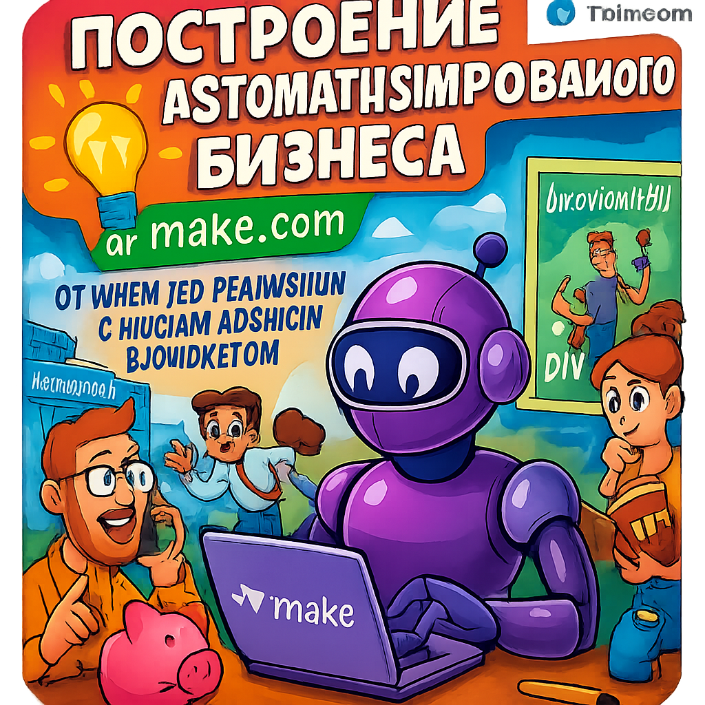    10 Уникальных Шагов для Построения Автоматизированного Бизнеса на Make.com Дмитрий Попов | Comandos.ai