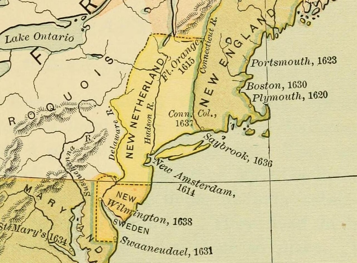 Новые Нидерланды. Источник: wikipedia