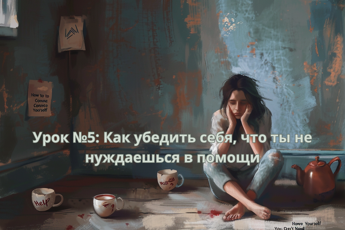 Урок №5: Как убедить себя, что ты не нуждаешься в помощи