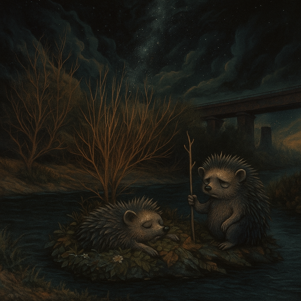 Иллюстрация островов Уставшие Йожики