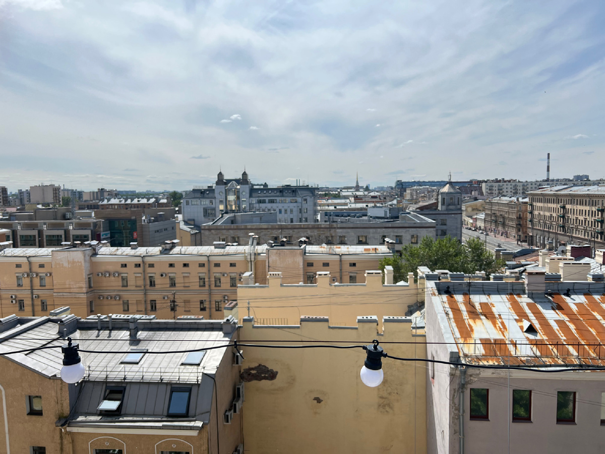 Вид с парка на крыше в «Этажах»