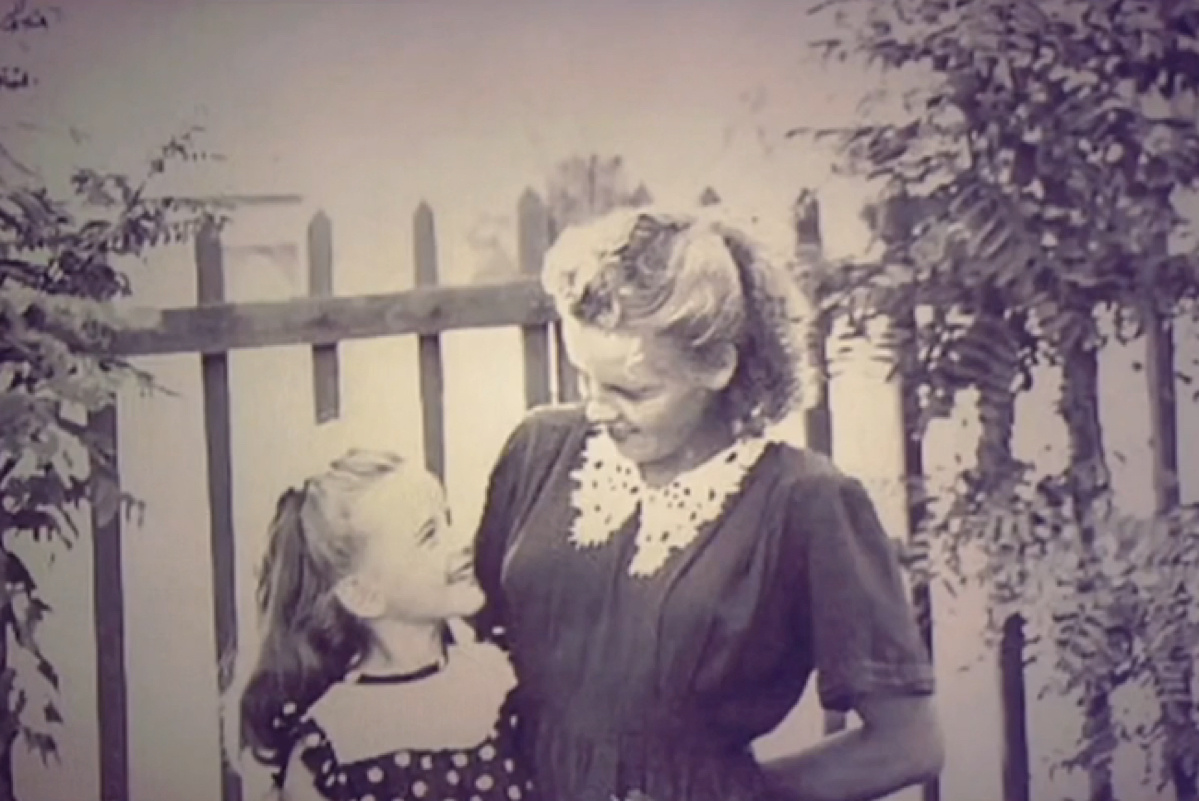 Будущая актриса с мамой