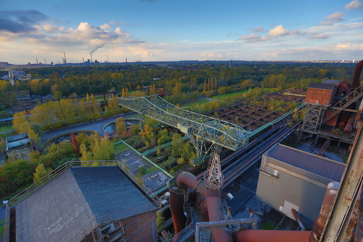 Металлургический завод в Дуйсбурге