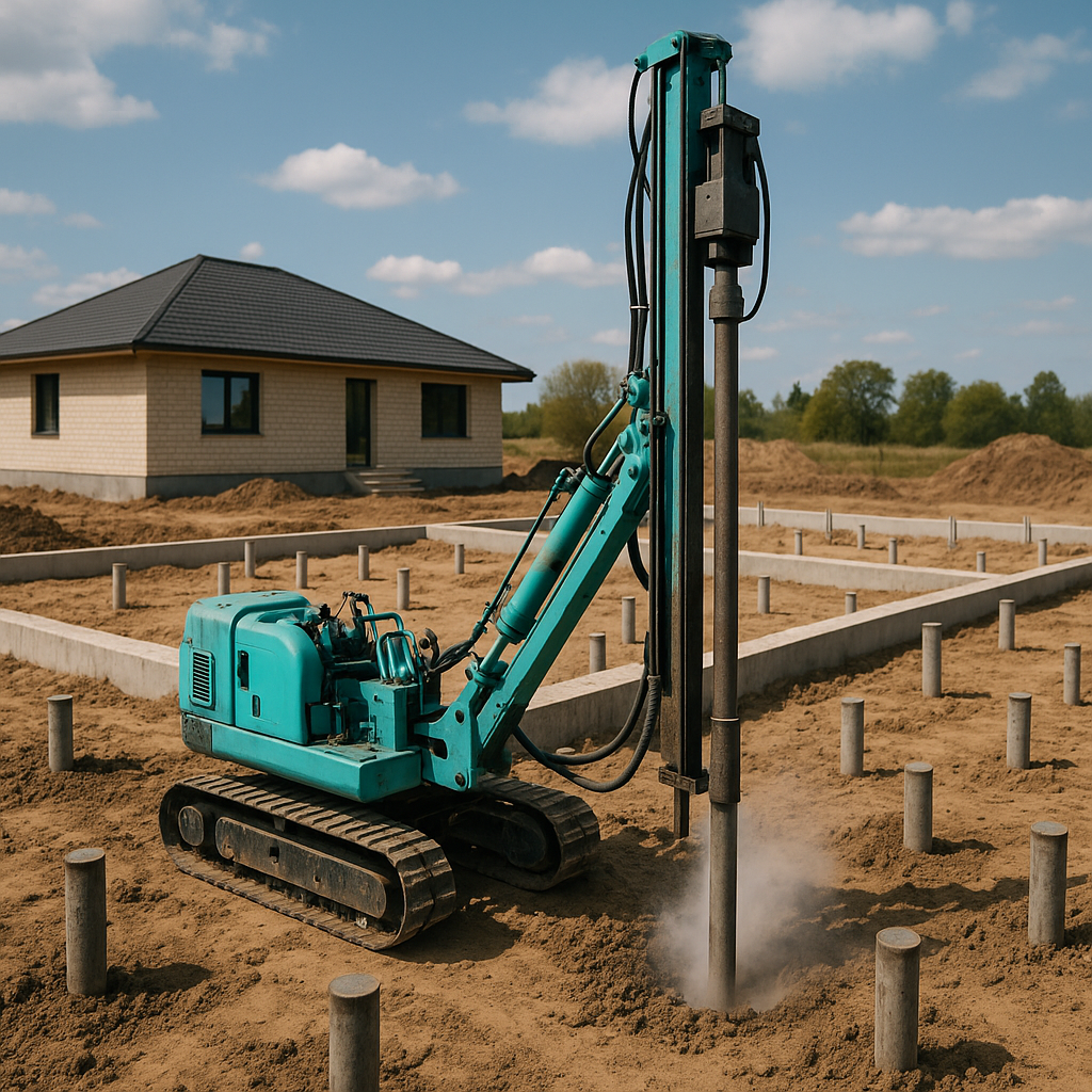 Сваебойные установки в малоэтажном строительстве