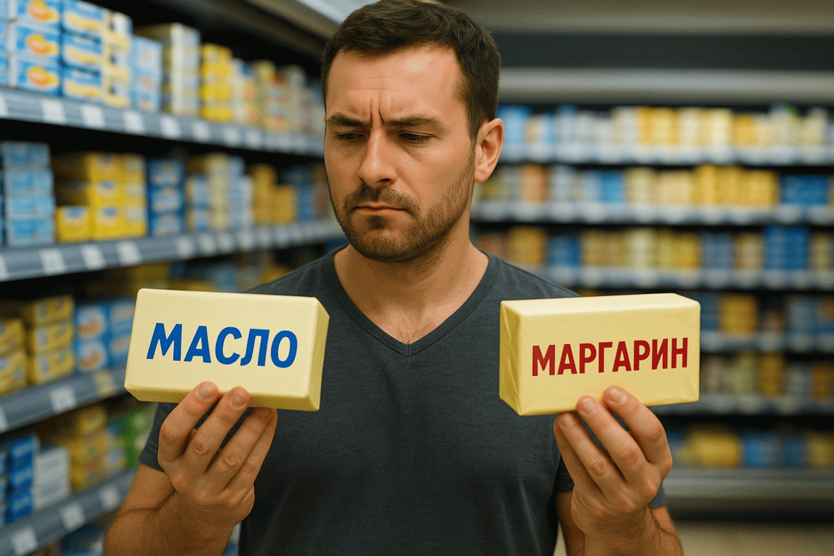    В 1990-х маргарин считался «здоровой» альтернативой, пока не выяснилось, что он содержит трансжиры.