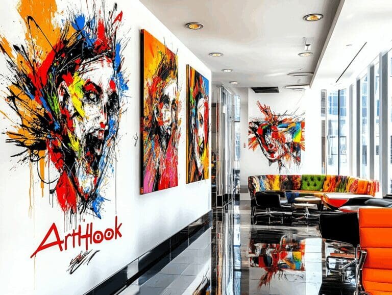    Абстрактная живопись в интерьере офиса: как искусство вдохновляет креативность и повышает продуктивность сотрудников Art-Hook.Ru