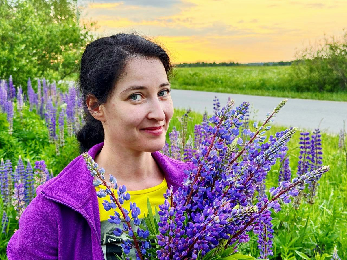 Букет люпинов