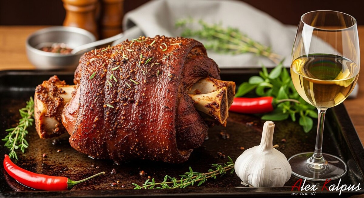 Свиная канчи (ღორის კანჭი - свиная рулька) занимает особое место в грузинской кулинарной традиции.