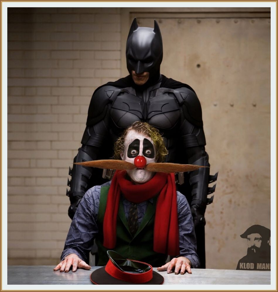  ФИЛЬМ " БЭТМЕН " + ТЕЛЕВИЗИОННОЕ ШОУ  " КАЛАМБУР / " ДЕРЕВНЯ ДУРАКОВ  " / КОЛЛАЖ ОТ КЛОДА М@НДЕ / Klod Mande