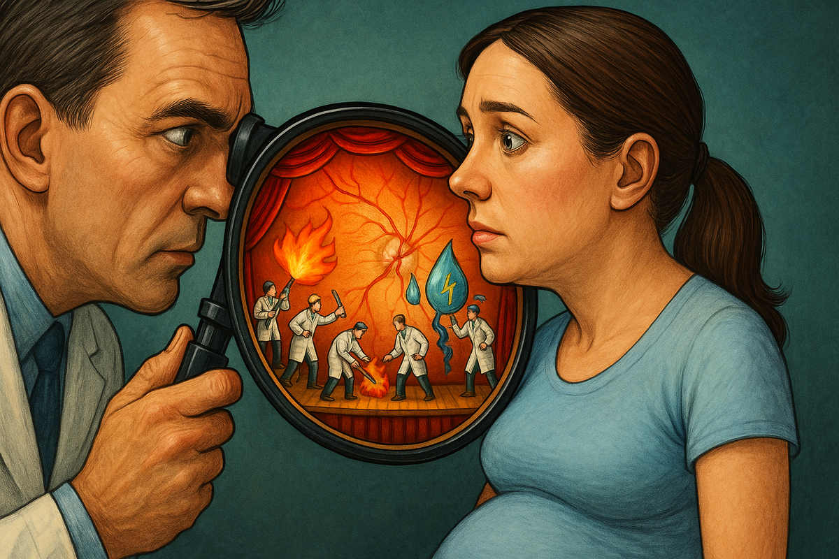 Гестоз и отслойка сетчатки