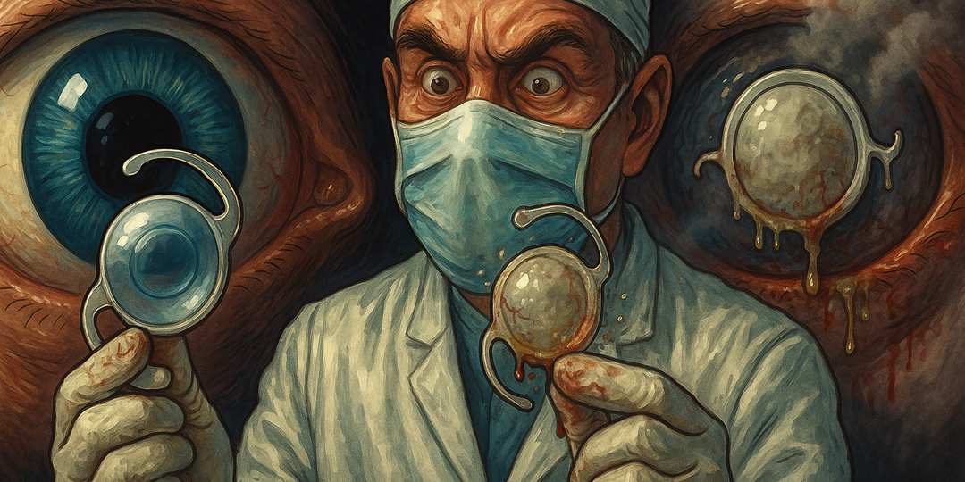 Что делать, если один глаз видит хуже после замены хрусталика?