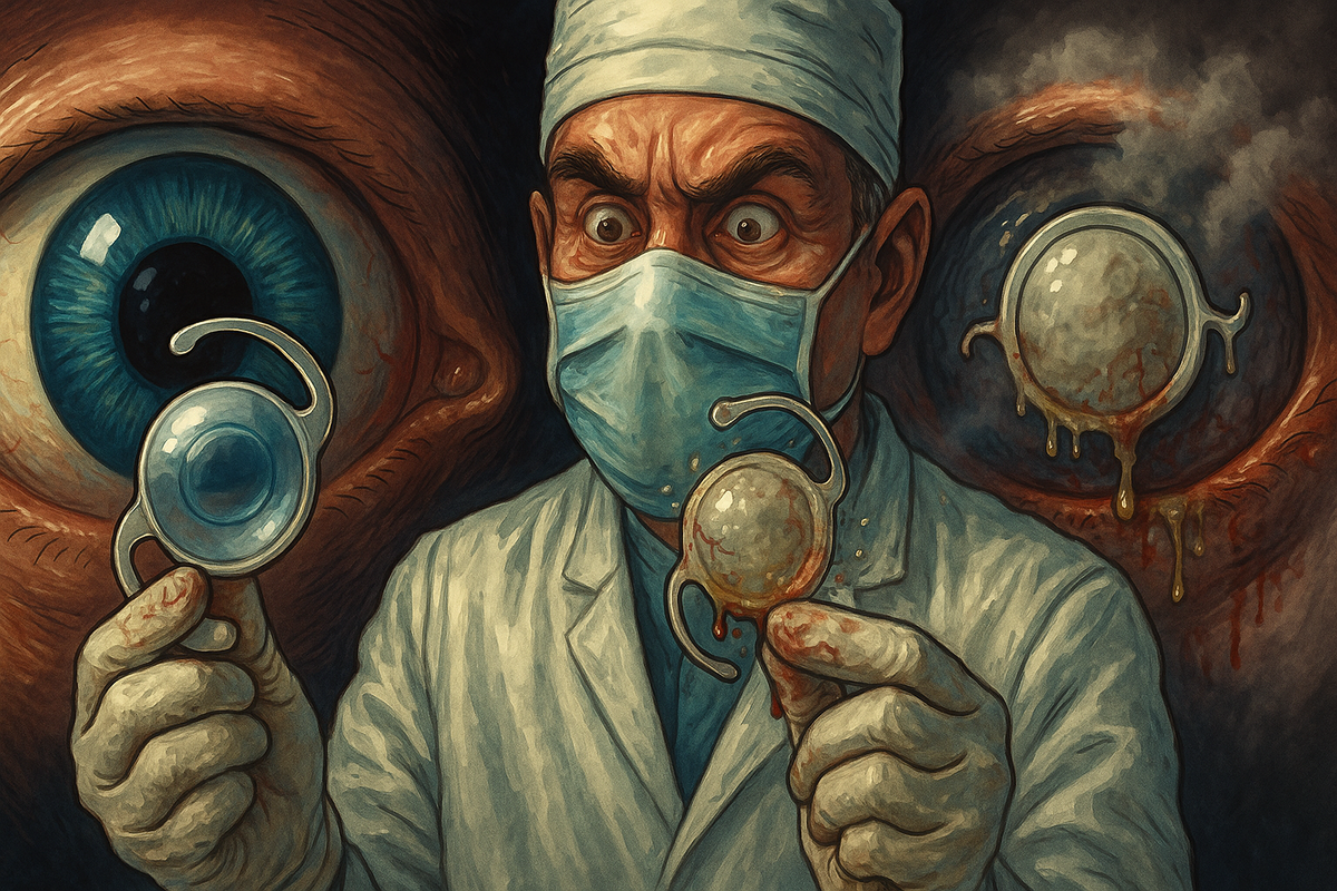 Что делать, если один глаз видит хуже после замены хрусталика?