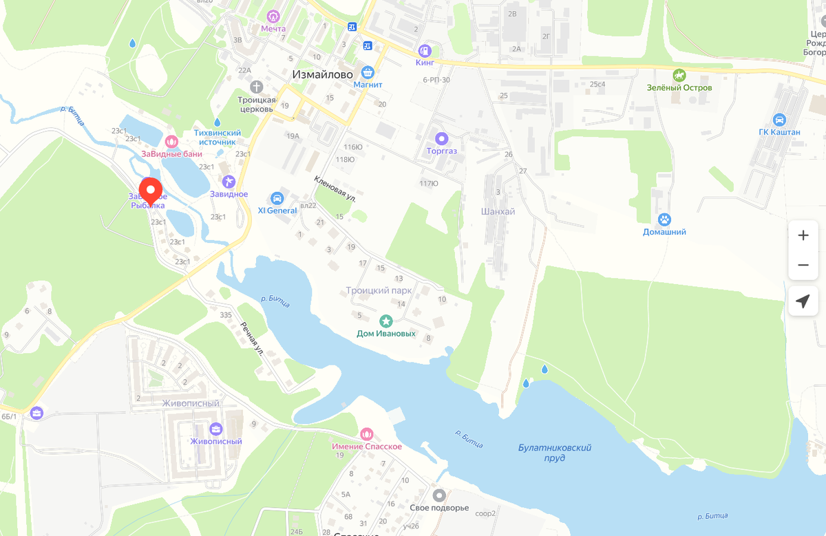 Скриншот Яндекс.карты