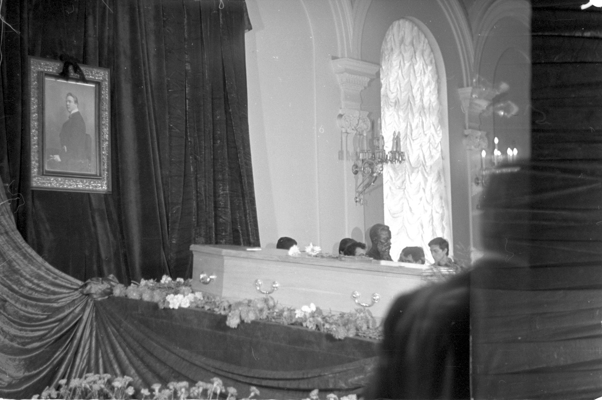 Церемония прощания с Федором Шаляпиным в Большом театре, Москва, 29 октября 1984 года