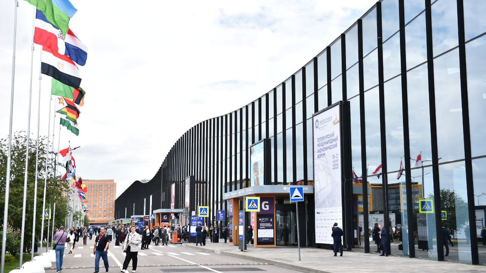 Основные мероприятия ПМЭФ проходили в Конгрессно-выставочном центре «Экспофорум».📷Фото: Пресс-служба правительства Ярославской области