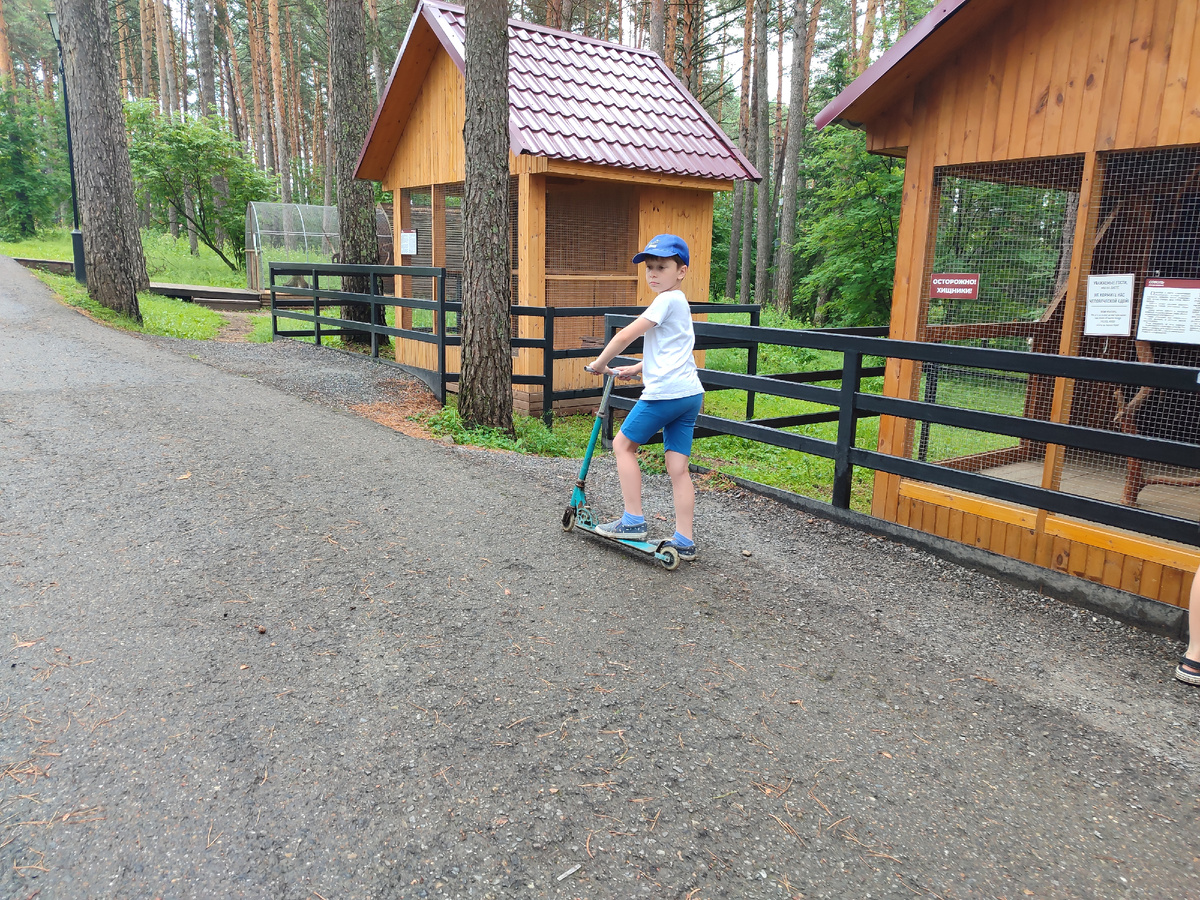 Вадюха на самокате