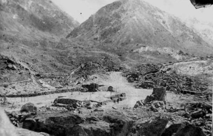 Бандар-пост - место, где дислоцировались советские пограничники. ДРА, 1982 год