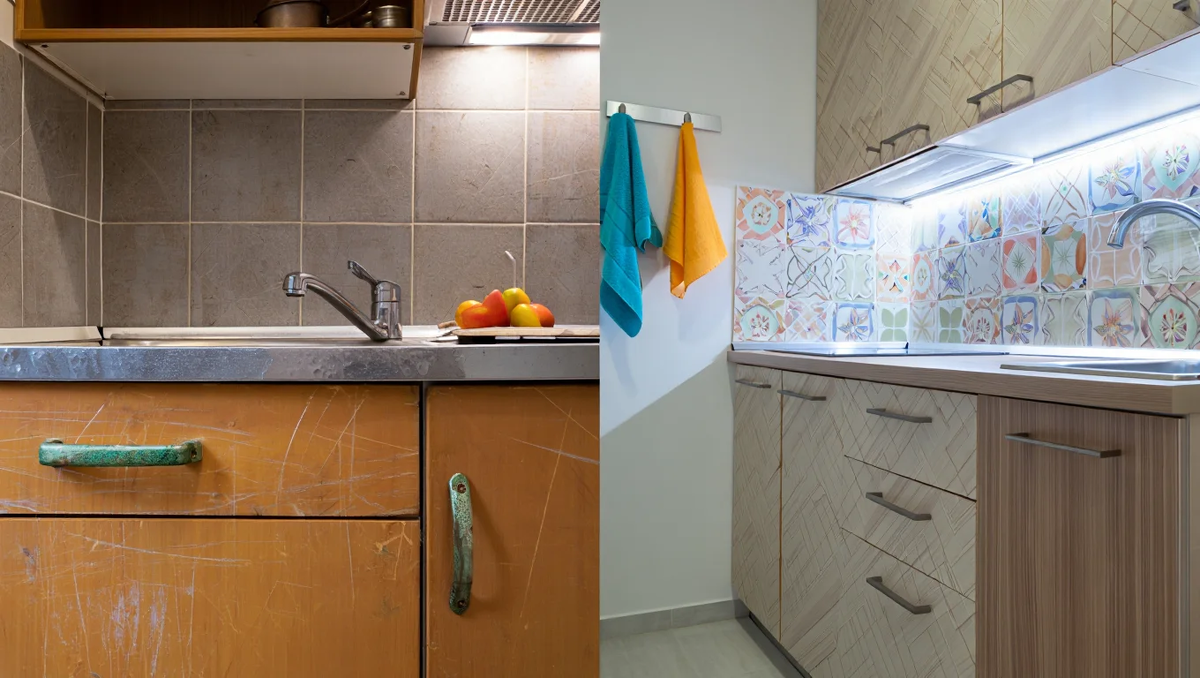 Преображение без ремонта: как простые приёмы делают даже “уставшую” кухню уютной и обновлённой. Почувствуйте разницу!