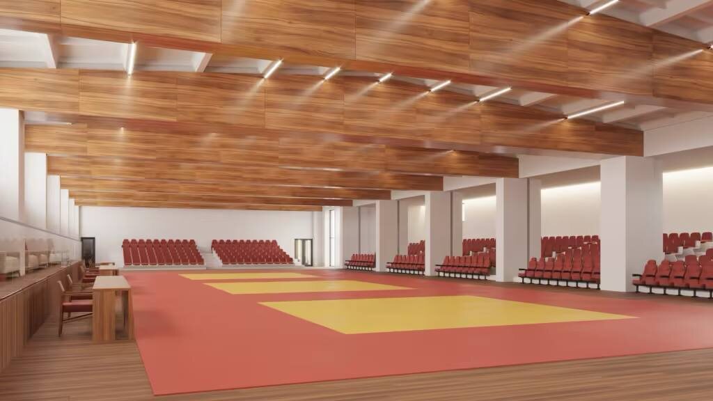    Учреждение сможет одновременно принимать до 300 детей в возрасте от 4 до 18 лет