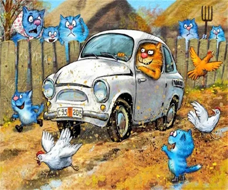 очаровательные коты Рины Зенюк