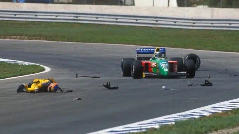 Авария Мартина Донелли в Хересе-1990Фото: F1  📷
