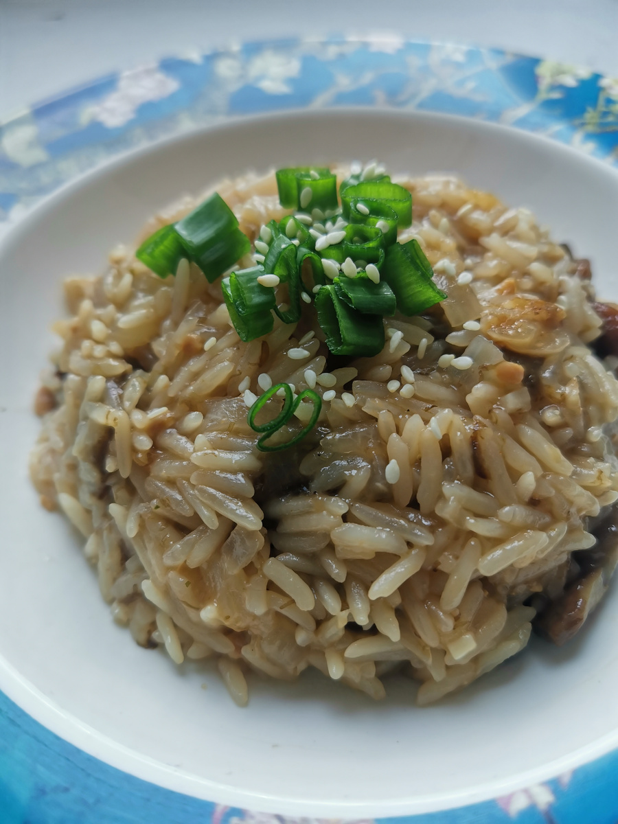 Ризотто с лесными грибами