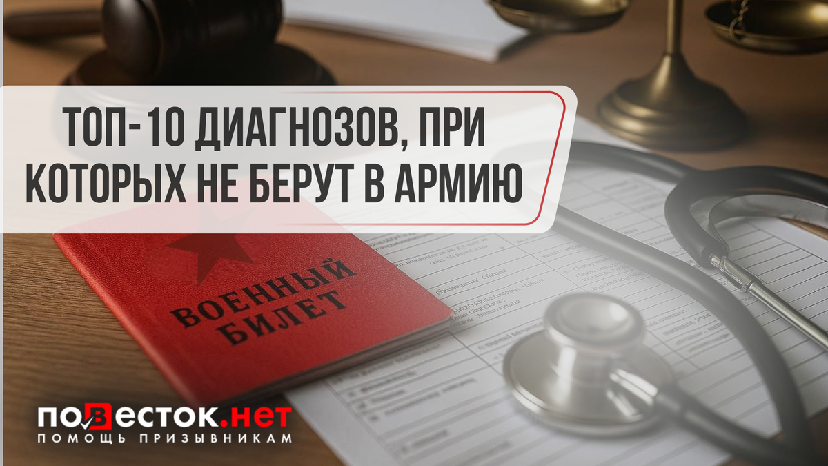Топ-10 диагнозов, при которых не берут в армию: как здоровье может стать основанием для освобождения