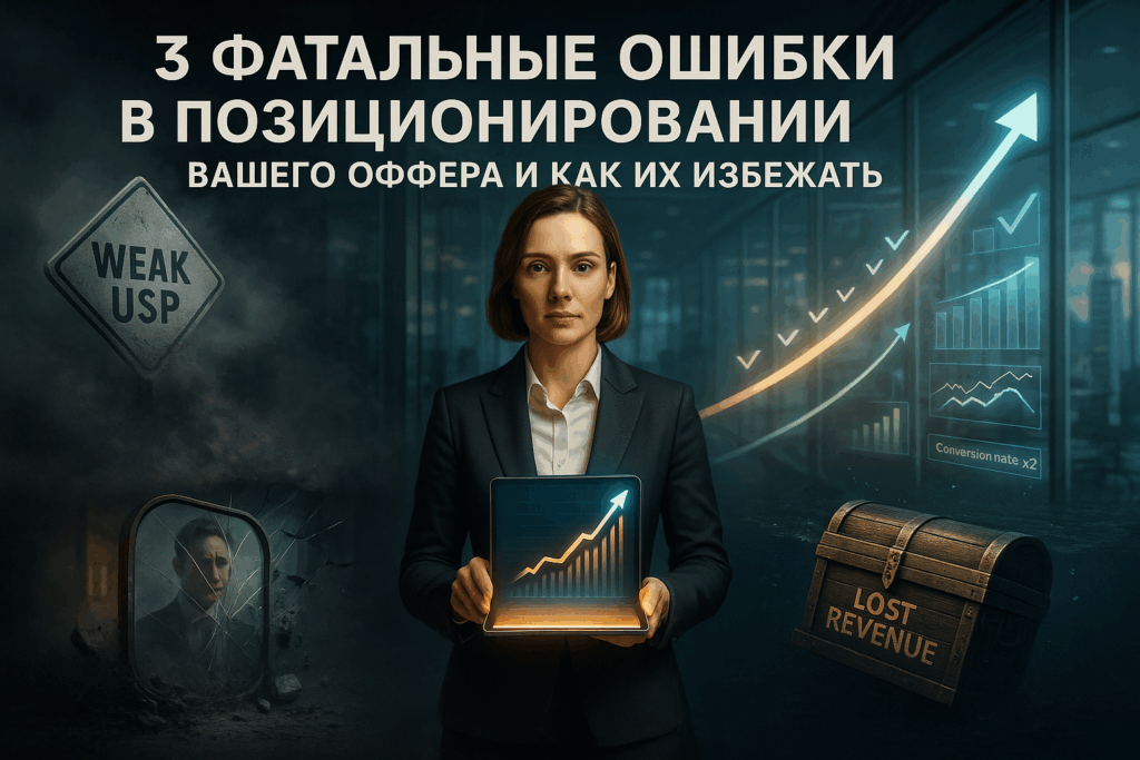    3 фатальные ошибки в позиционировании оффера 2025: как Юлия Чухиль рекомендует избежать потерь и удвоить конверсию вашего бизнеса Юлия Чухиль