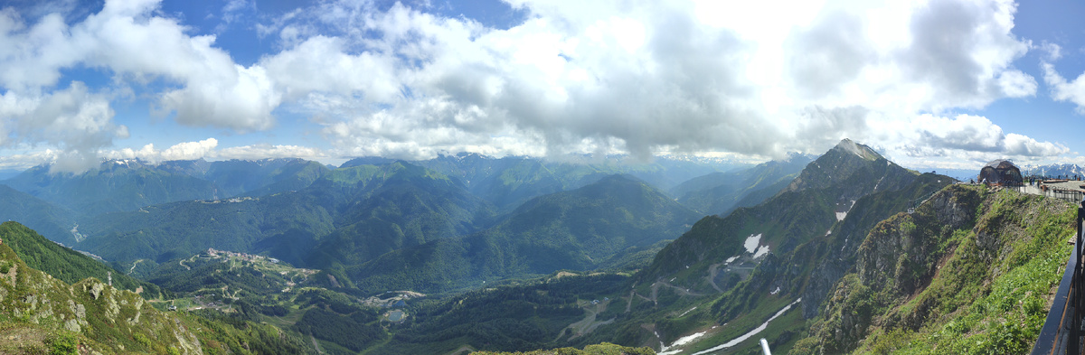Панорама с Розы-Пик