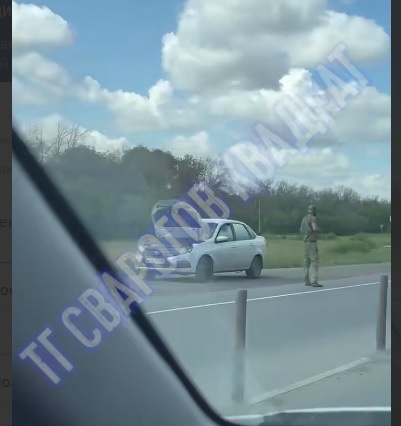 Еще один "не доехавший до позиций".