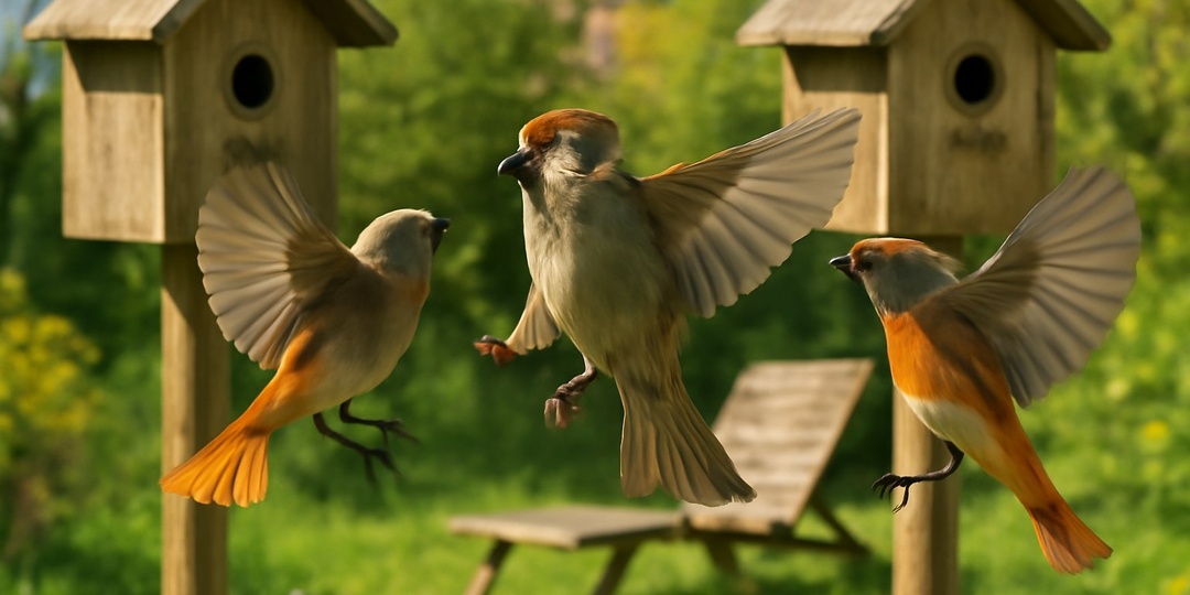 «Цыгане в перьях» или битва за скворечник.